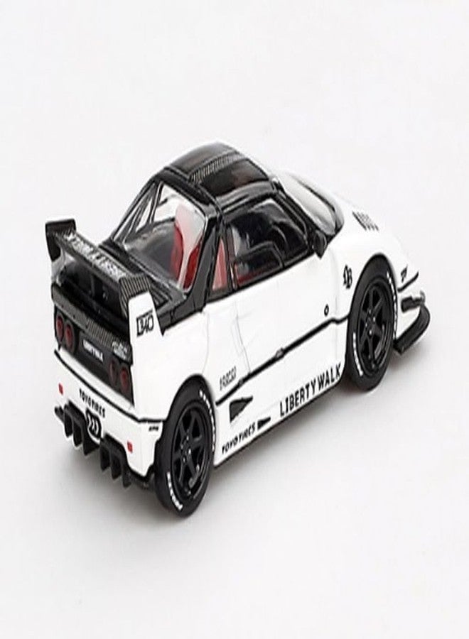 MINI GT 1/64 Mazda AZ-1 Liberty Walk LB40 Tokyo Auto Salon 2024 White (Right Handle) Finished Product MGT00953 - Image 2